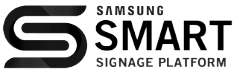 Samsung smart signage logo grey