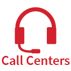 Call Center Icon Red